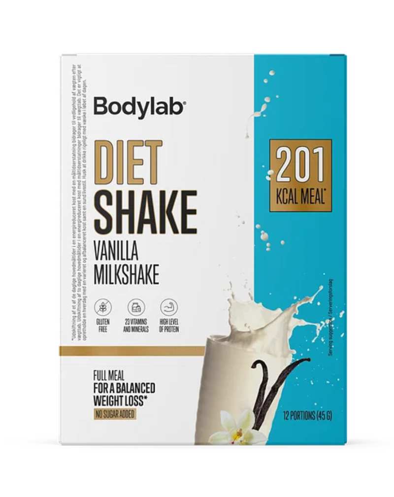 Bodylab Diet Shake, 12 x 45 g (päiväystuote)
