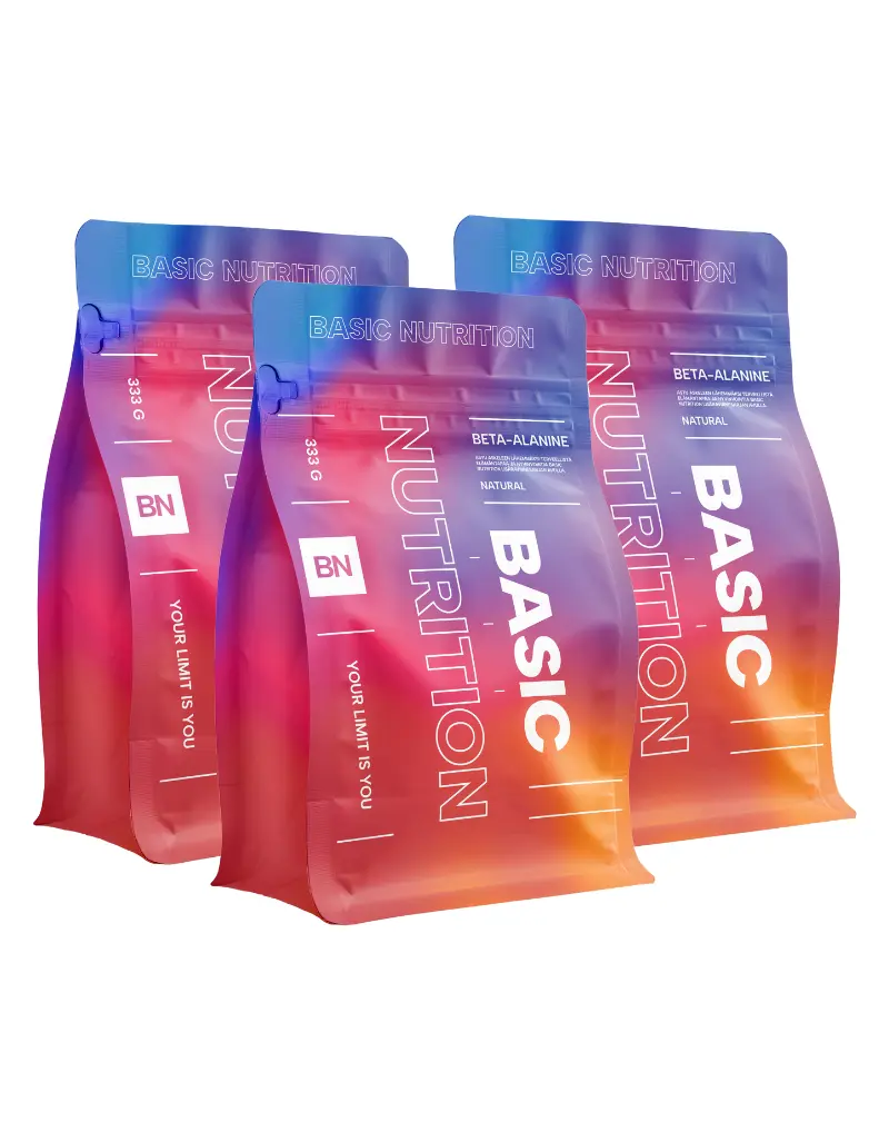 BN Big Buy: 3 kpl Basic Nutrition Beta-Alanine (999 g) | Black Friday