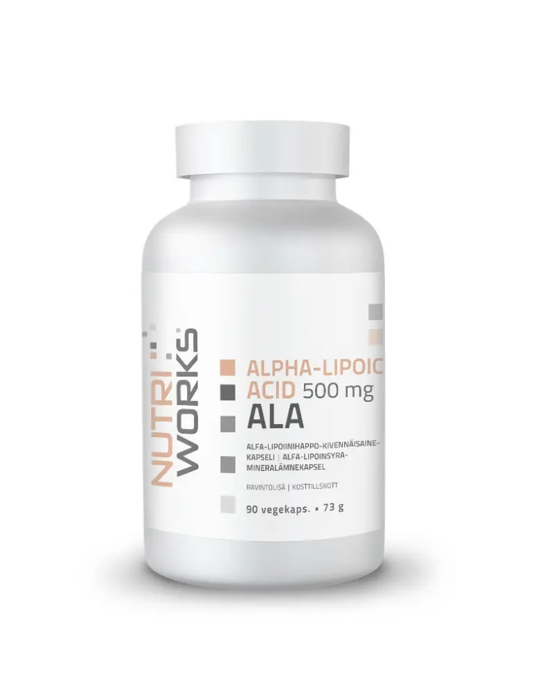 Nutri Works ALA 500 mg, 90 kaps. | Black Friday