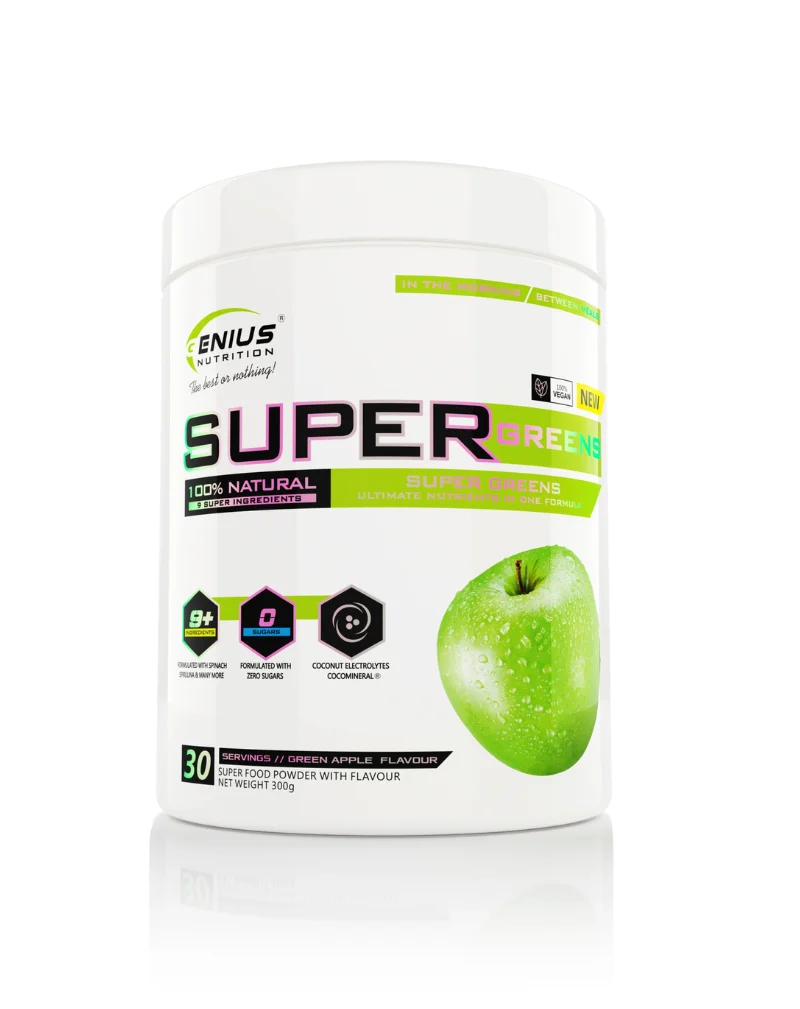 Genius Nutrition Super Greens, 300 g | Black Friday