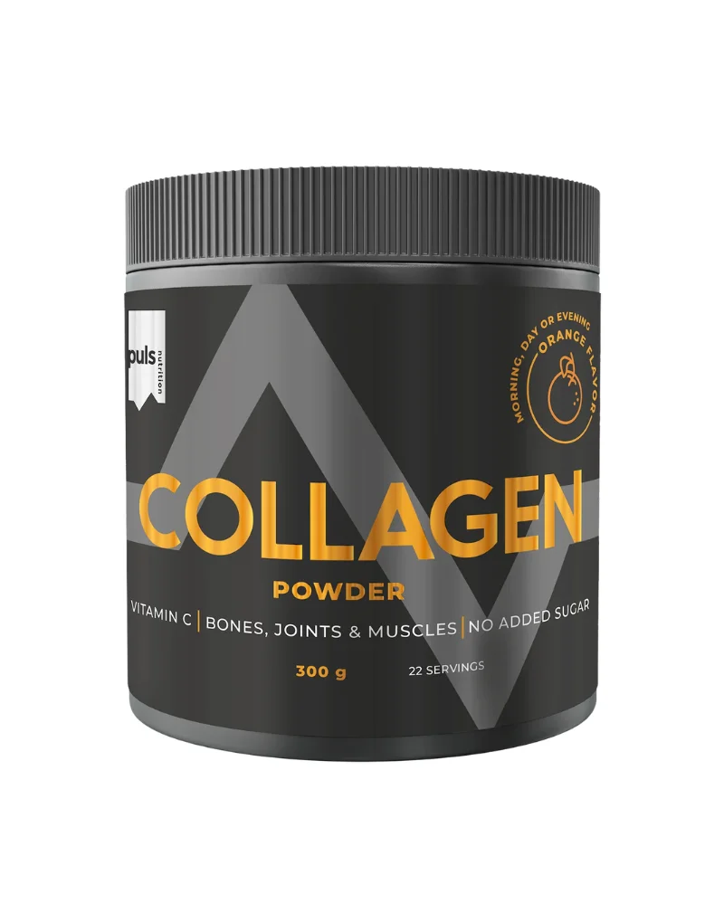 Puls Collagen Powder 300 g, Appelsiini