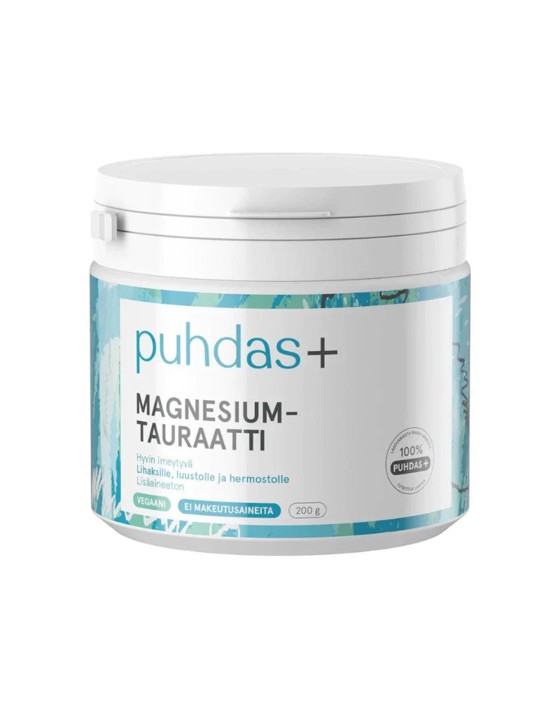Puhdas+ Magnesiumtauraatti, 200 g