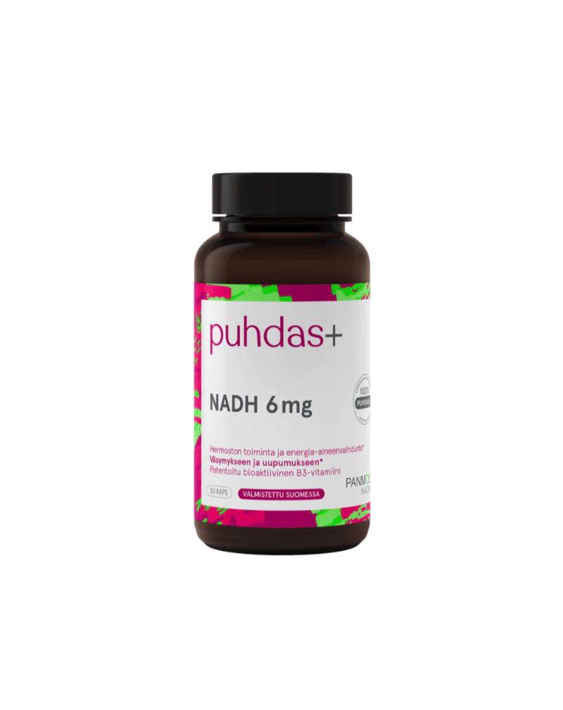 Puhdas+ NADH 6 mg, 50 kaps.