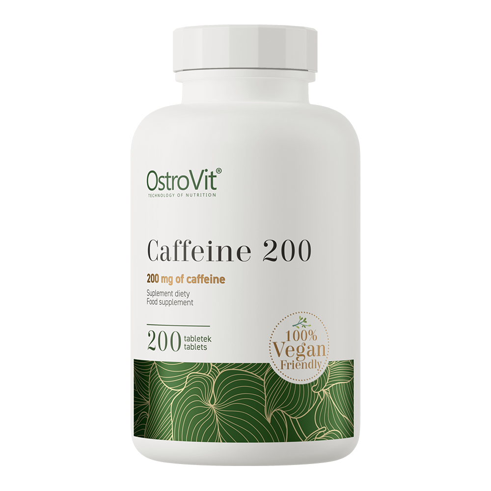 OstroVit Caffeine 200 mg, 200 tabl.