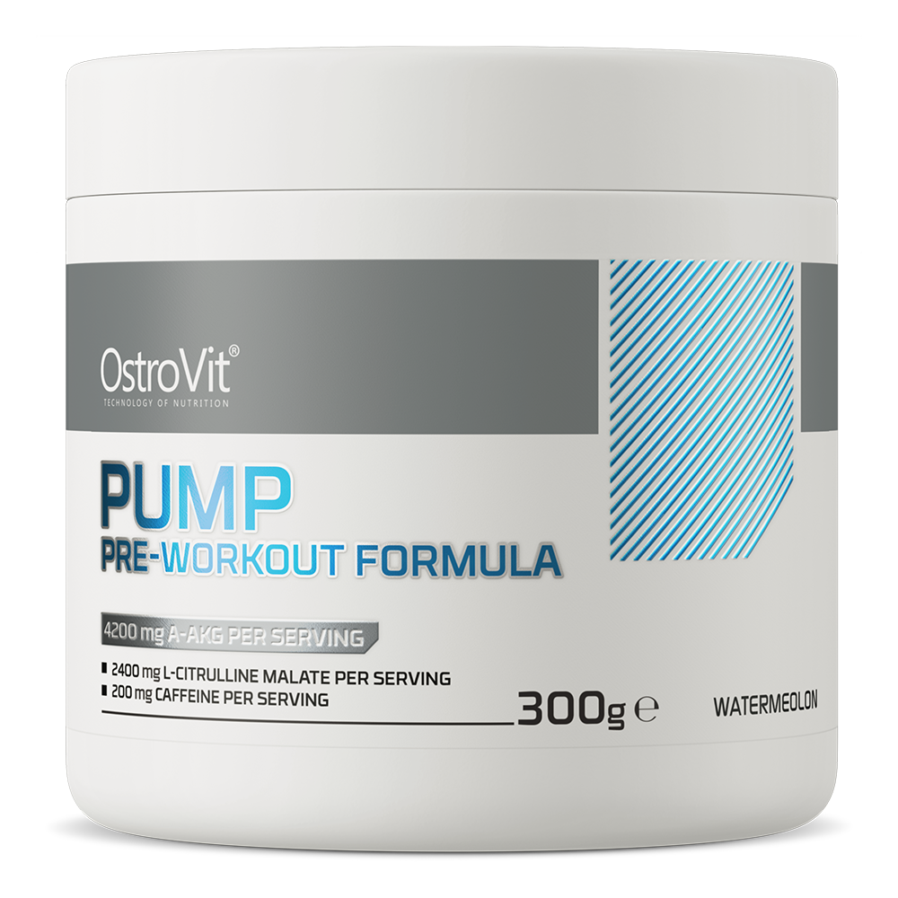OstroVit Pump Pre-Workout Formula, 300 g, Watermelon