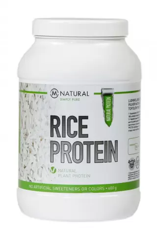 M-Natural Rice Protein 600 g (Poistuva tuote)