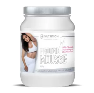 M-Nutrition x Fit By Sofia Protein Mousse, White Chocolate-Raspberry, 500g (Parasta ennen 04.08.2024)