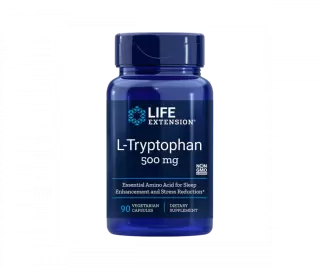 LifeExtension L-Tryptophan 500 mg, 90 kaps.