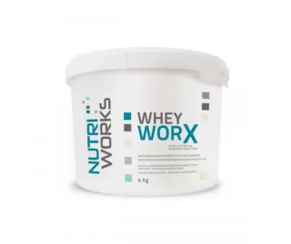 Nutri Works Whey WorX With Lactase & Digestive Enzymes, 4 kg