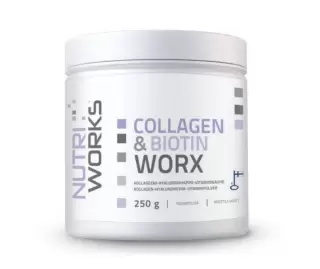 Nutri Works Collagen & Biotin Worx, 250 g
