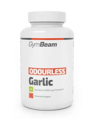 GymBeam Odourless Garlic, 120 kaps.