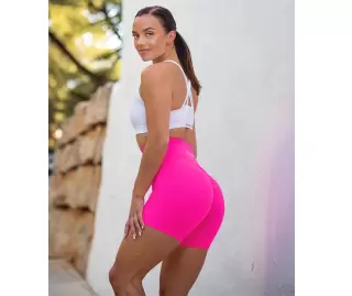 M-Sportswear Outlet Scrunch Butt Biker, Hot Pink