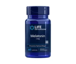 LifeExtension Melatonin, 1 mg, 60 kaps.