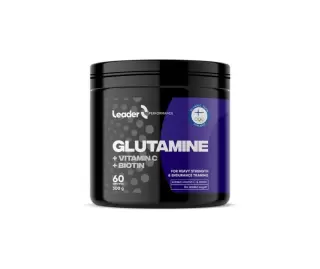 Leader Performance Glutamin + Vitamin C + Biotin, 300 g