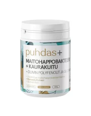 Puhdas+ Maitohappobakteeri + Kaurakuitu, 200 g