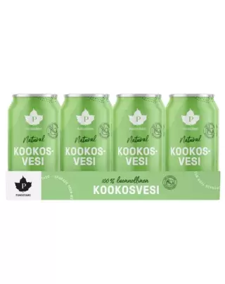 Puhdistamo Kookosvesi, 310 ml, Maustamaton 12-pack