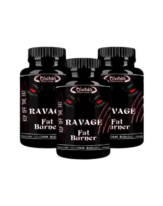 Big Buy: 3 kpl Diablo RAVAGE Fat Burner (360 kaps.)