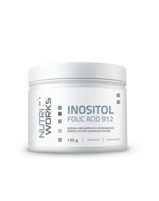 Nutri Works Inositol Folic Acid B12, 120 g