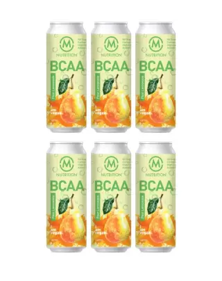 M-Nutrition BCAA-valmisjuoma, Pear Lemonade 6-pack (09/24)
