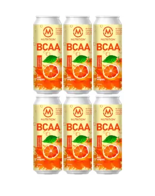 M-Nutrition BCAA-valmisjuoma, Red Grapefruit Lemonade 6-pack (09/24)
