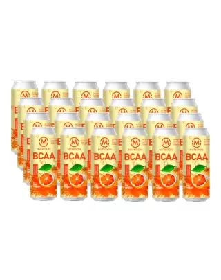 24 kpl M-Nutrition BCAA-valmisjuoma, Red Grapefruit Lemonade, 330 ml (09/24)