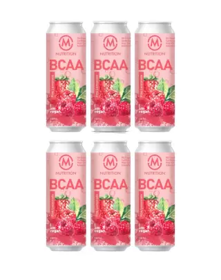M-Nutrition BCAA-valmisjuoma, Pink Lemonade, 6-pack (09/24)