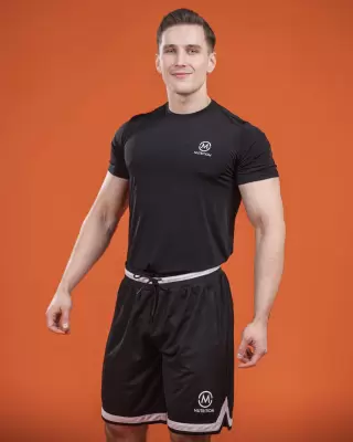M-Nutrition Mesh Training Shorts, Black