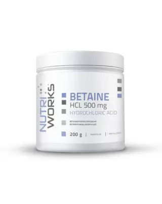 Nutri Works Betaine HCL 500 mg, 200 g