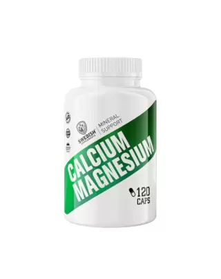 Swedish Supplements Calcium Magnesium, 120 kaps.