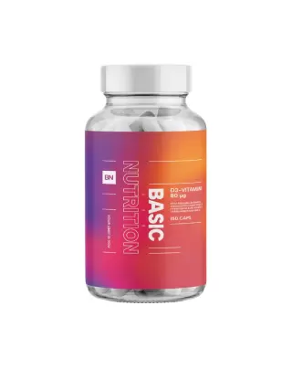 Big Buy: 3 kpl Basic Nutrition Vitamin D (80 mcg) (450 kaps.)