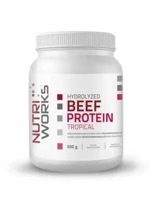 Nutri Works Hydrolyzed Beef Protein, 500 g, Tropical