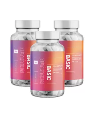 Big Buy: 3 kpl Basic Nutrition Glukosamiini (450 kaps.)