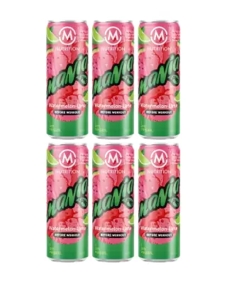 M-Nutrition Mania Before Workout, Watermelon-Lime, 6 pack