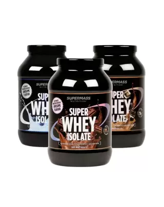 Big Buy: 3 kpl Supermass Nutrition SUPER WHEY ISOLATE (3,9 kg)