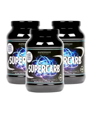 Big Buy: 3 kpl Supermass Nutrition SUPERCARB (3 kg)