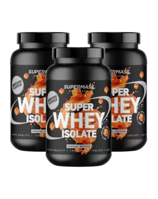 Big Buy: 3 kpl Supermass Nutrition SUPER WHEY ISOLATE (1,95 kg)