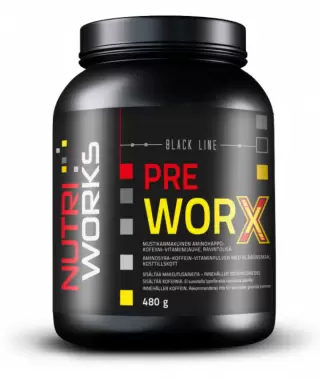 Nutri Works Black Line Pre WorX, 480 g, Blueberry