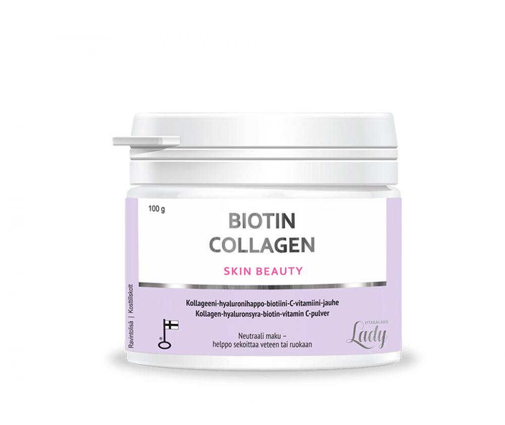 Biotin Collagen Skin Beauty jauhe, 100 g