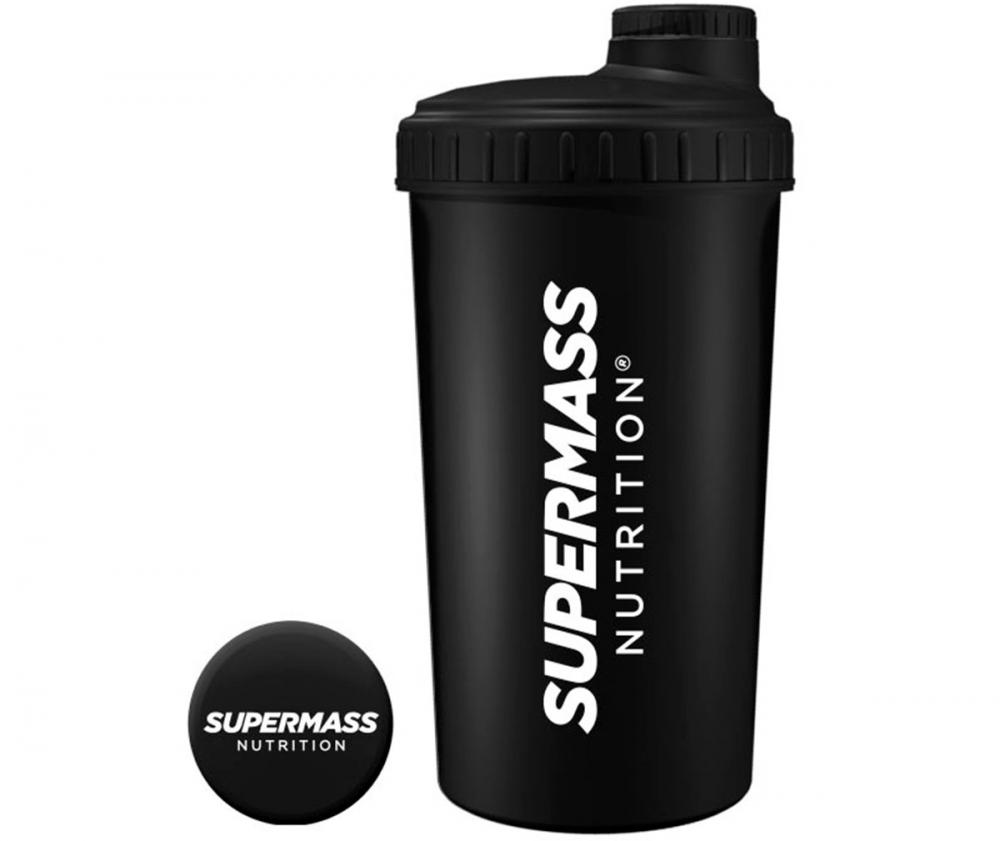 Supermass Nutrition Shaker, Musta 750 ml 