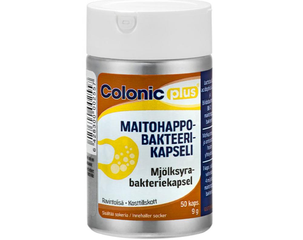 Colonic Plus Maitohappobakteeri, 50 kaps.