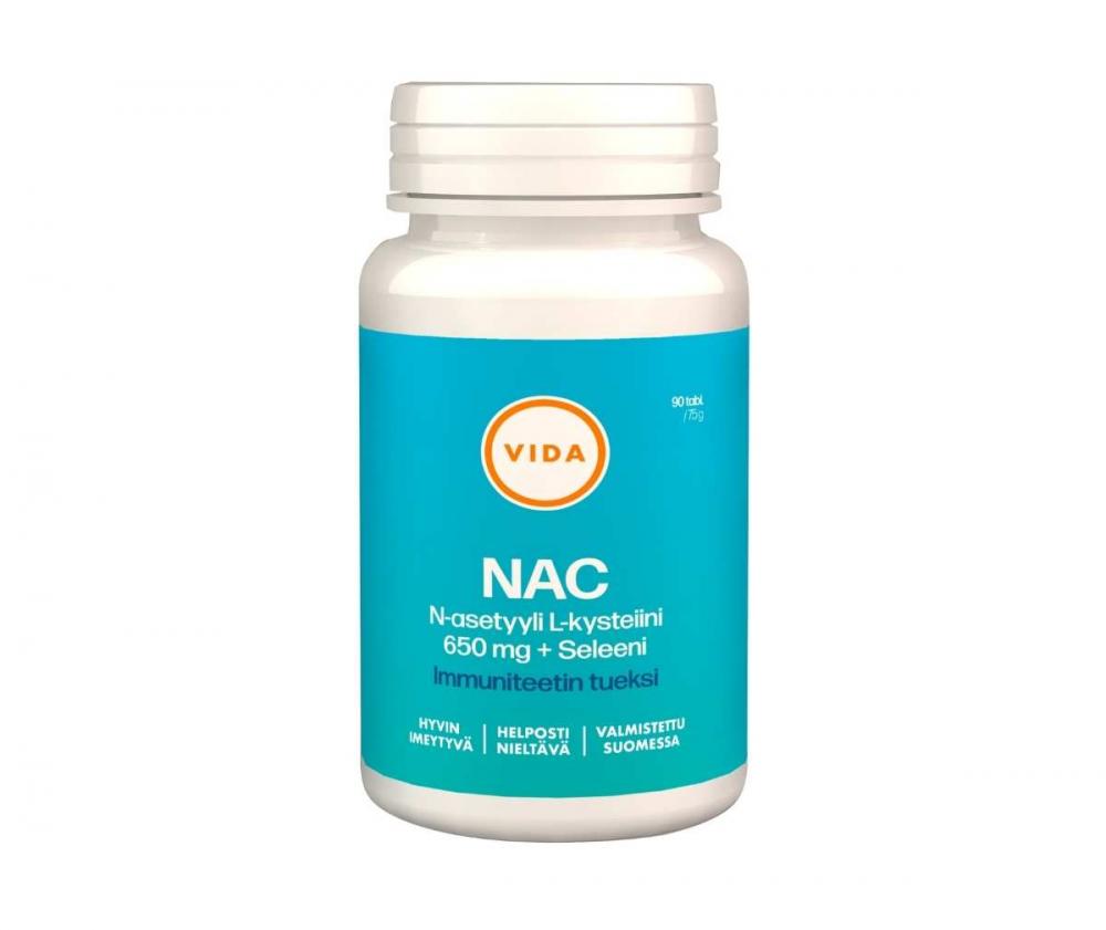Vida NAC 650 mg, 90 tabl.