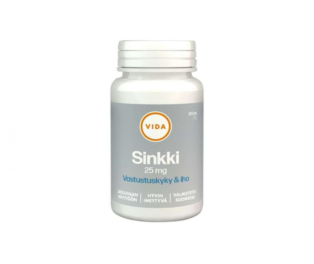 Vida Sinkki 25 mg, 120 tabl.