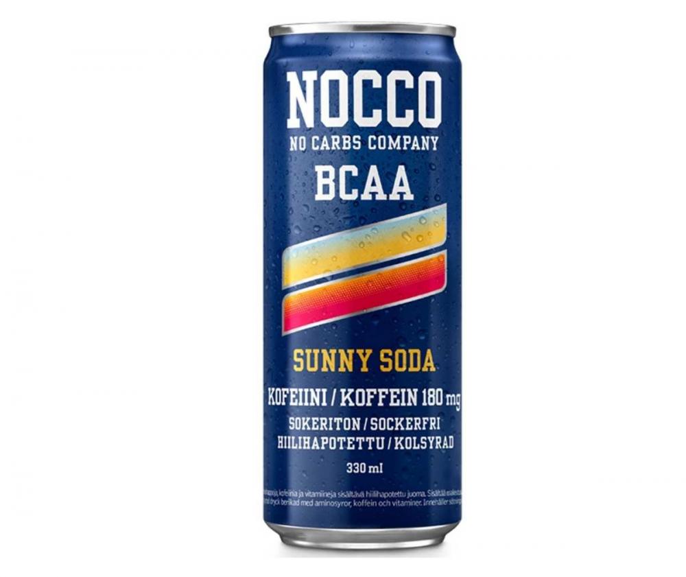 NOCCO BCAA Sunny Soda, 330 ml (päiväys 1/23)