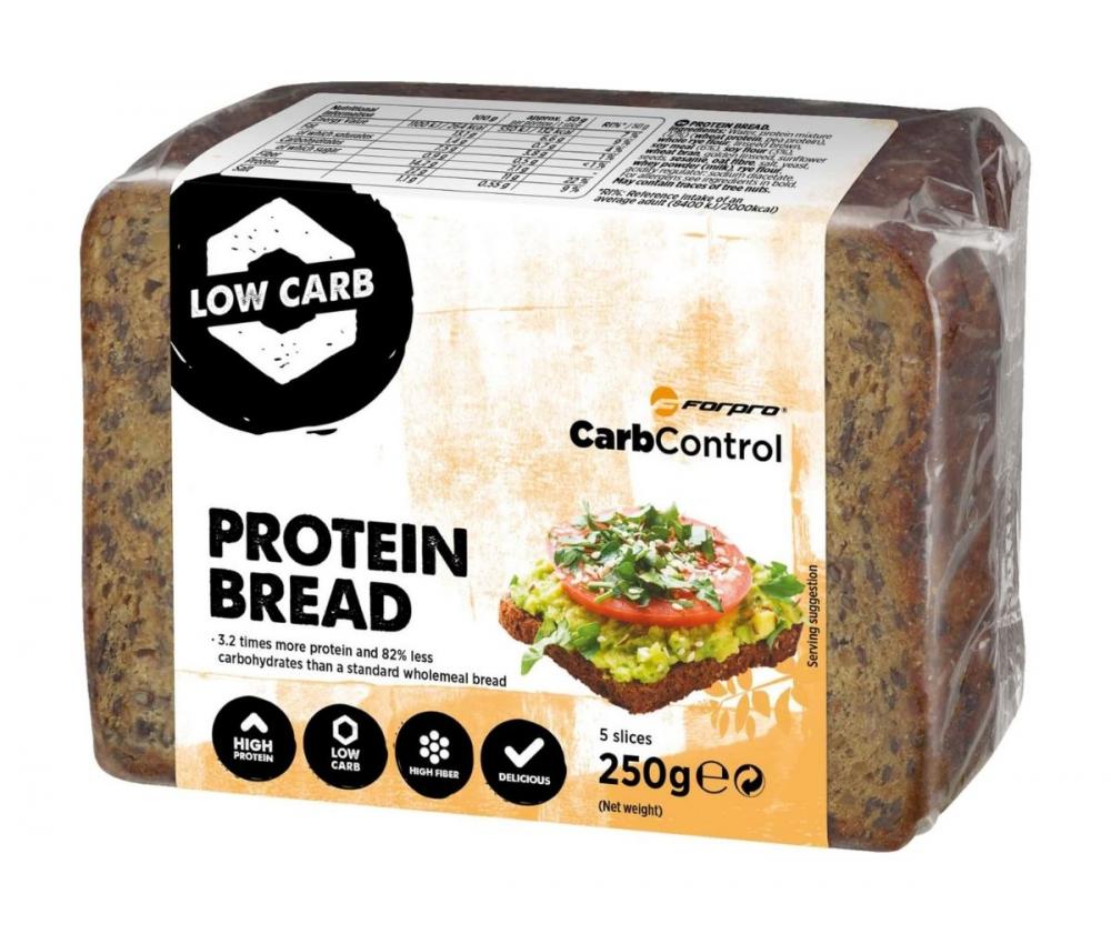 Osta ForPro Protein Bread, 250 g -proteiinipitoinen, vähähiilihydraattinen  leipä osoitteesta   | Parhaat lisäravinteet ja  treenivaatteet edullisesti verkosta