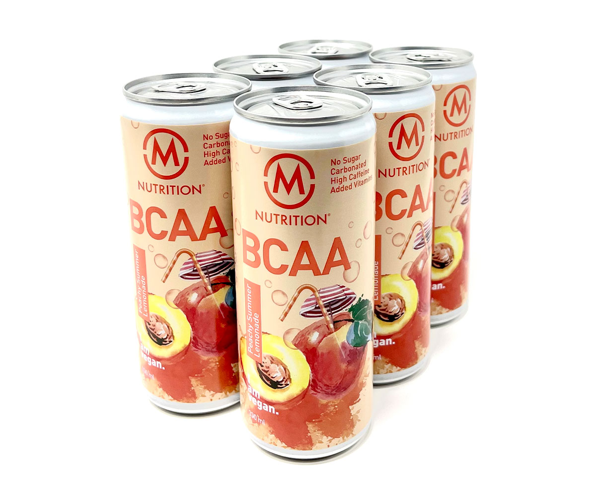 M-Nutrition BCAA, Peachy Summer Lemonade 6-pack