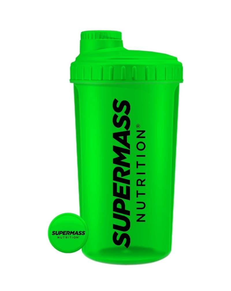 SUPERMASS NUTRITION Shaker, Neon Vihreä, 750 ml