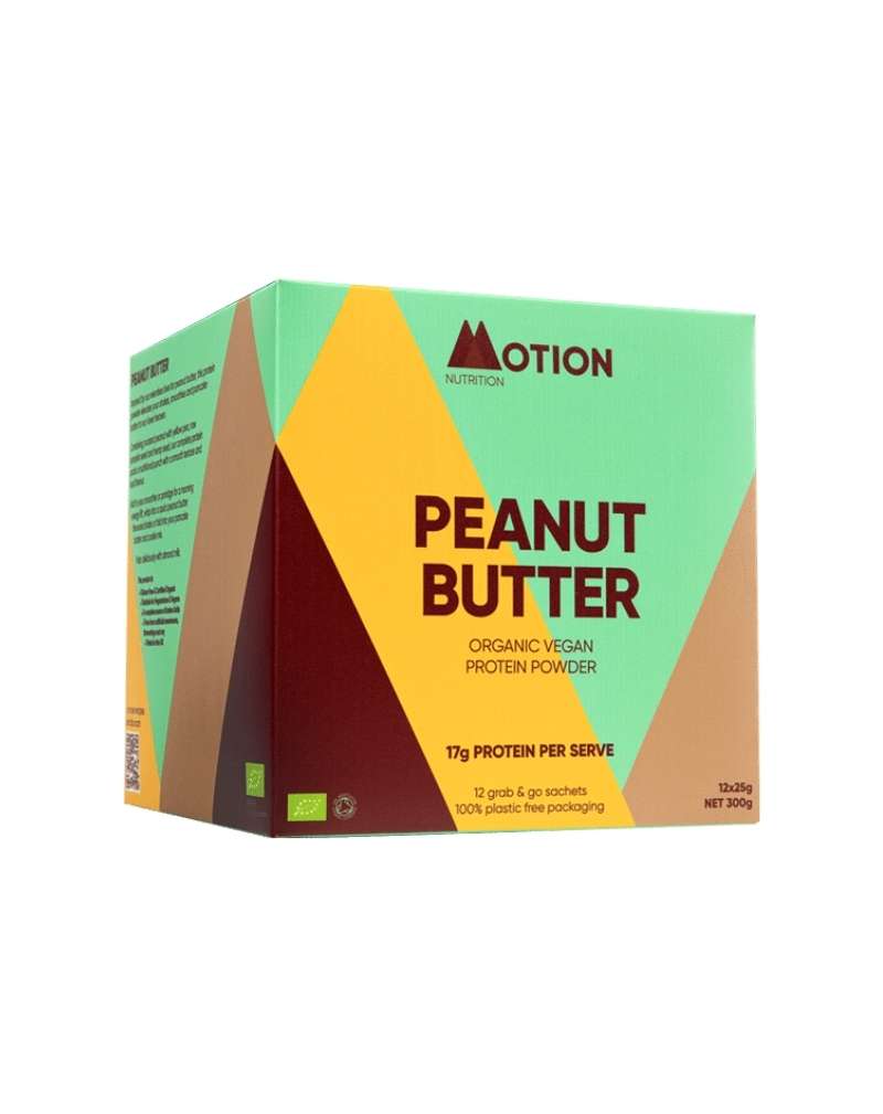Motion Nutrition Peanut Butter Protein, 12 x 25 g (Poistotuote)