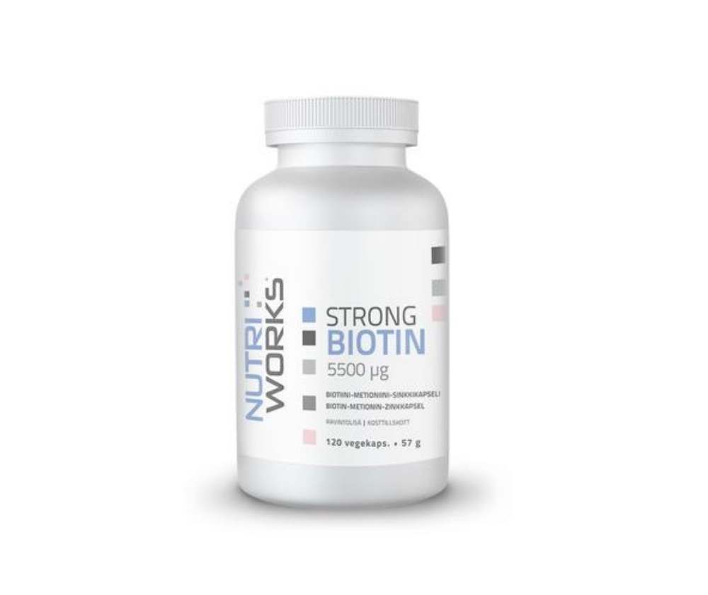 Nutri Works Strong Biotin, 120 kaps.