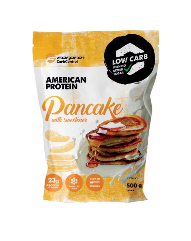 Osta herkullinen ForPro American Protein Pancake, 500 g proteiinipitoinen  pannukakku osoitteesta   | Parhaat lisäravinteet  ja treenivaatteet edullisesti verkosta