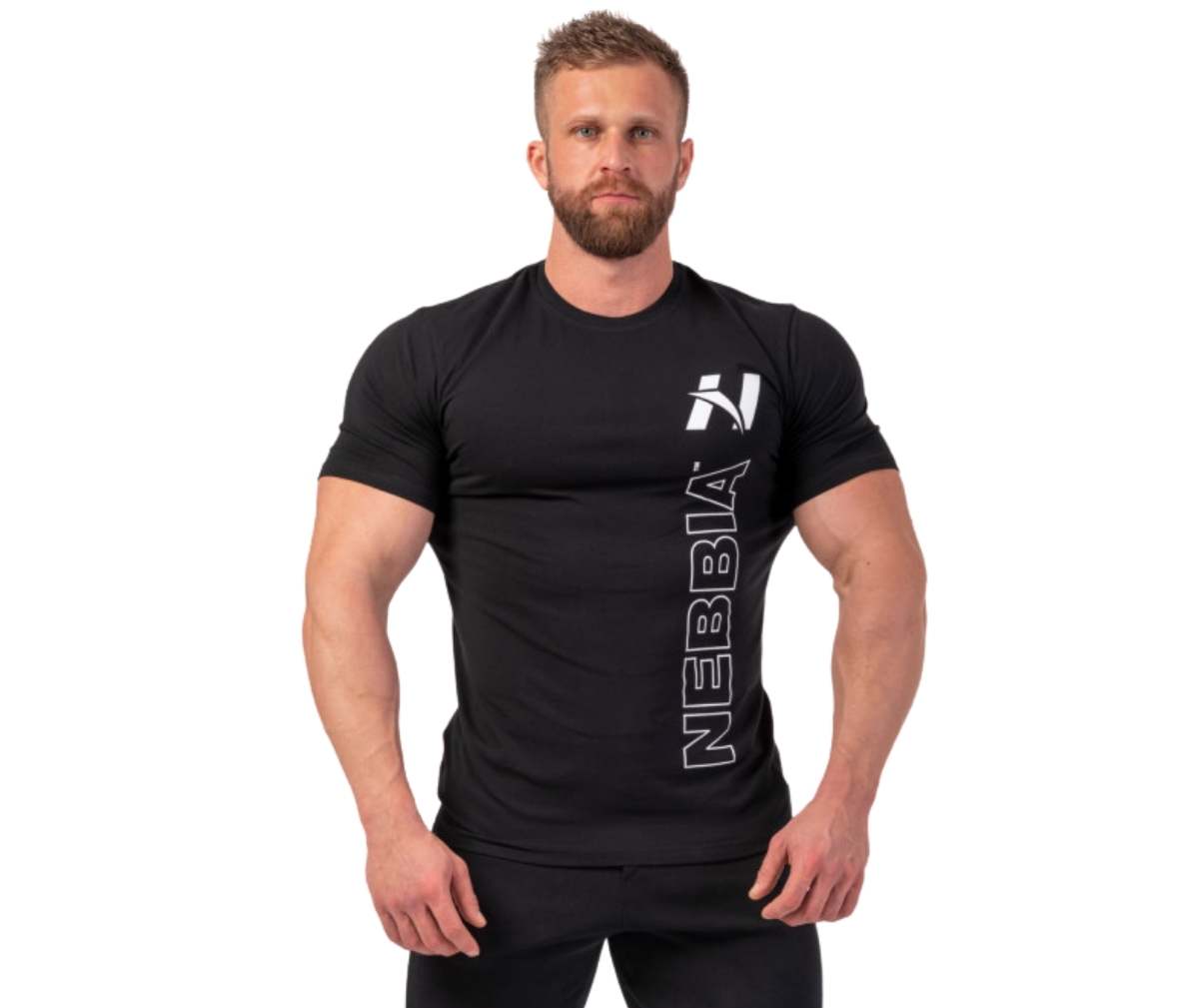NEBBIA Vertical Logo T-Shirt 293